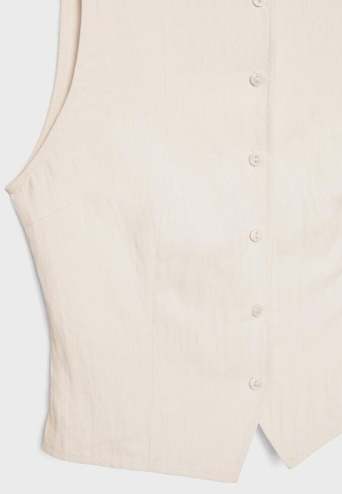 Strukturtopper med knapper