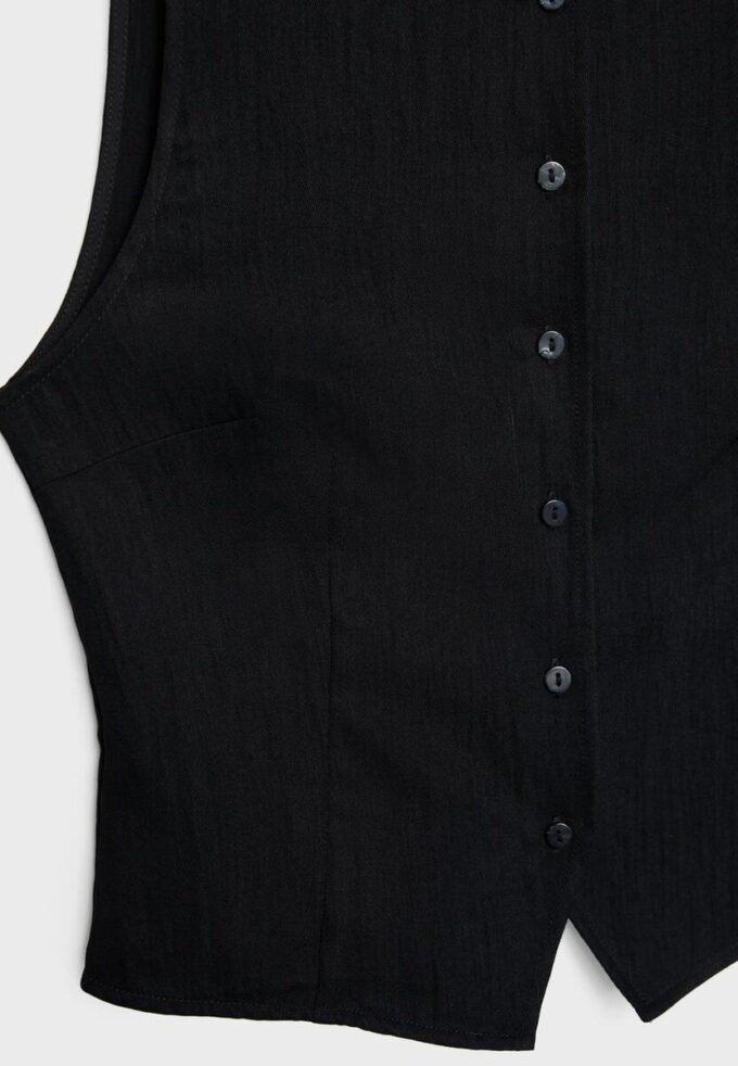 Strukturtopper med knapper