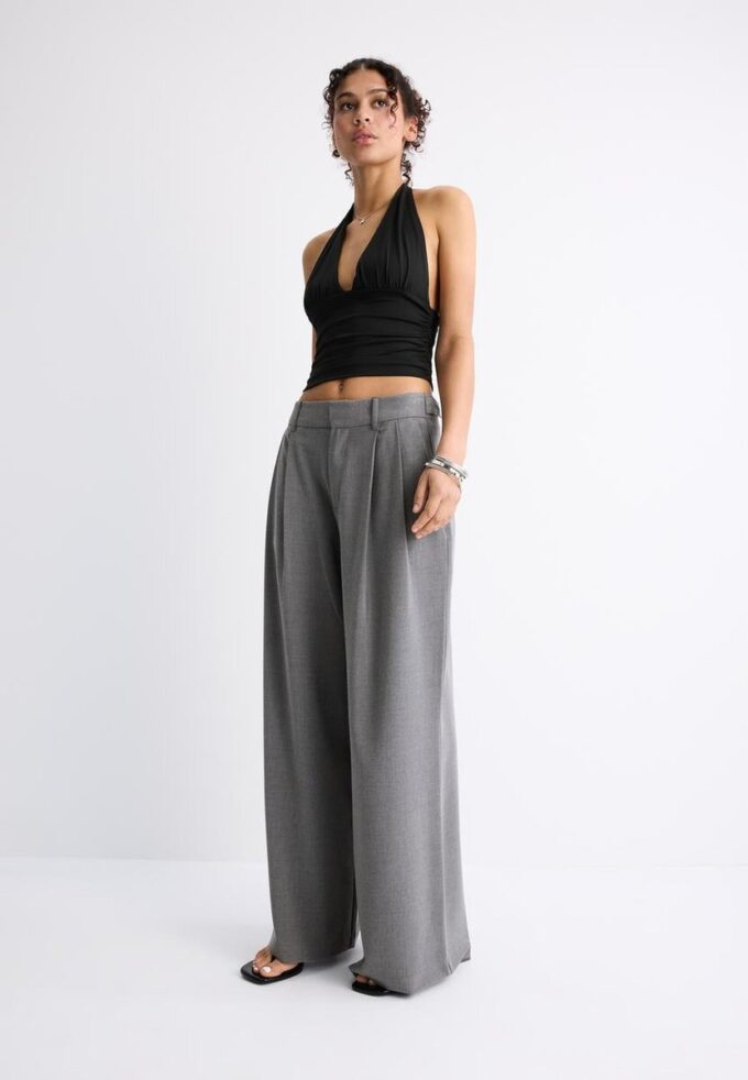 Supervide bukser med justerbar benvidde