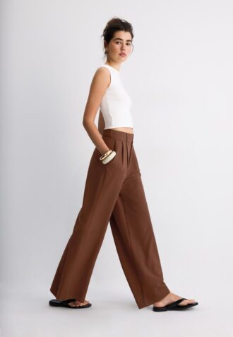 Supervide bukser med justerbar benvidde