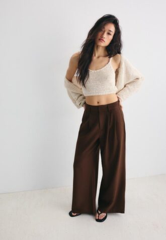 Supervide bukser med justerbar benvidde