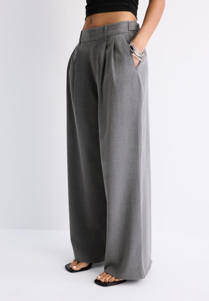 Supervide bukser med justerbar benvidde