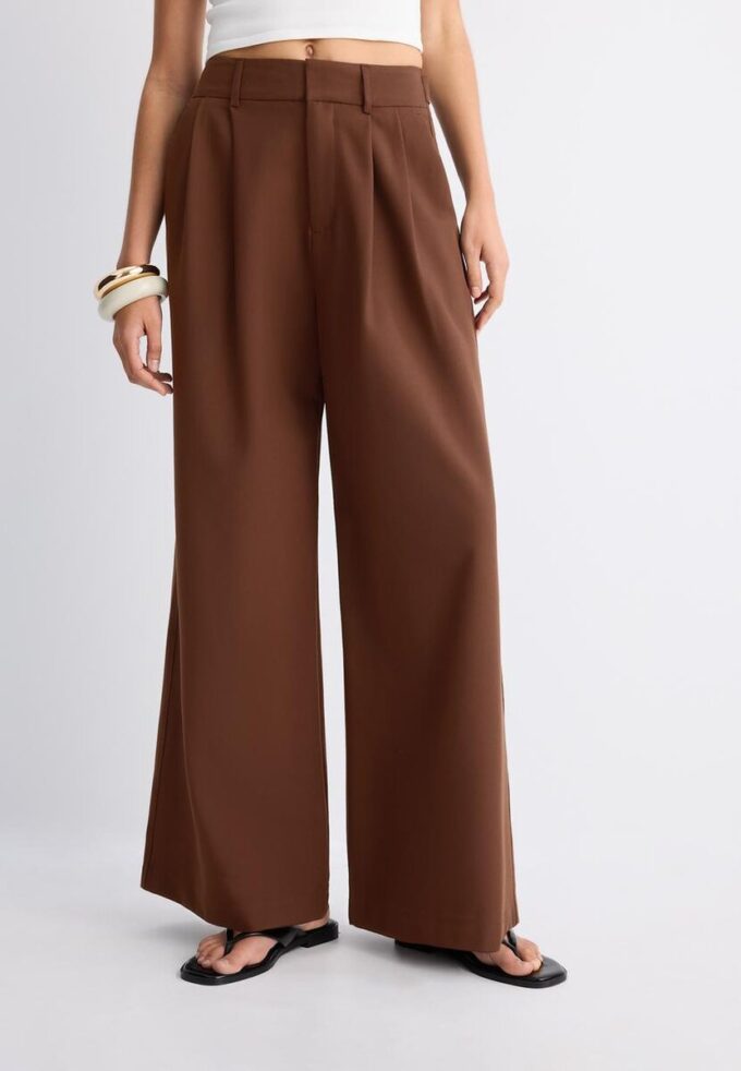 Supervide bukser med justerbar benvidde