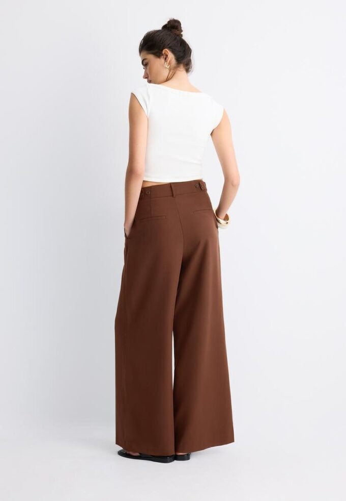 Supervide bukser med justerbar benvidde