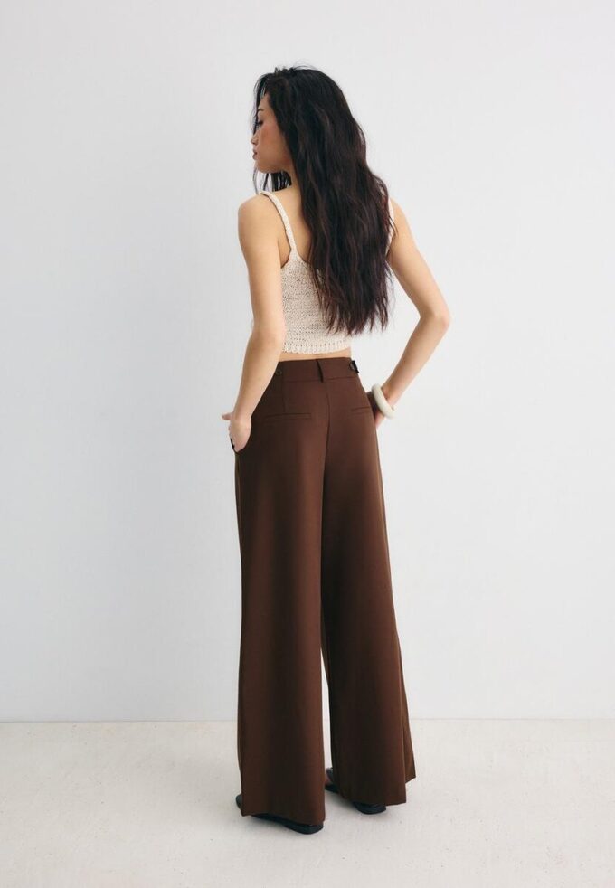 Supervide bukser med justerbar benvidde