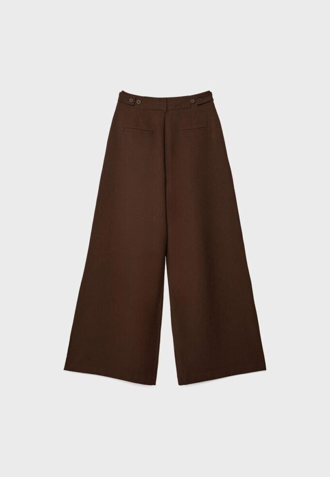 Supervide bukser med justerbar benvidde