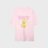 Sweety T-skjorte med korte ermer og rund hals