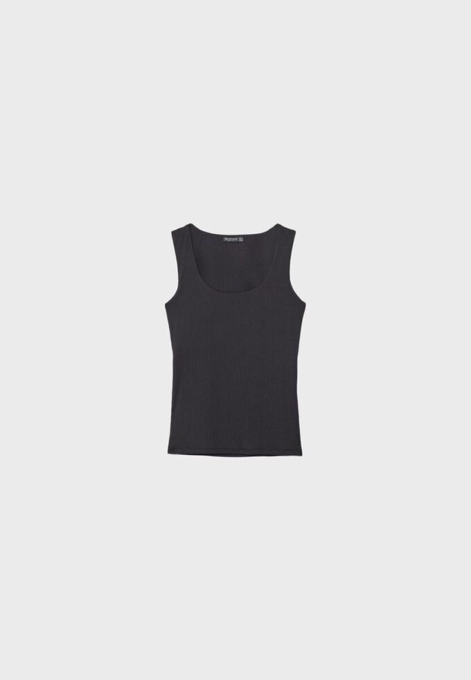 T-skjorte i polyamid med brede stropper