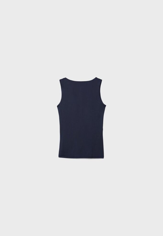 T-skjorte i polyamid med brede stropper