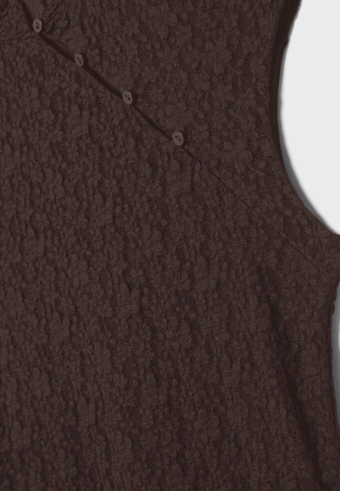 T-skjorte i Qipao-stil med blonder