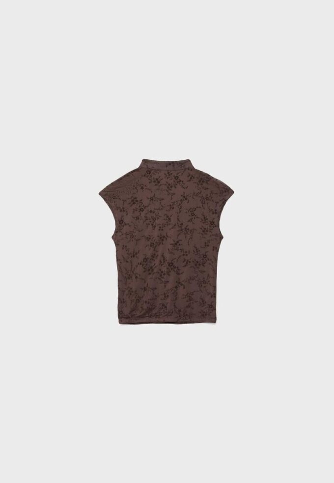 T-skjorte i Qipao-stil med flokk