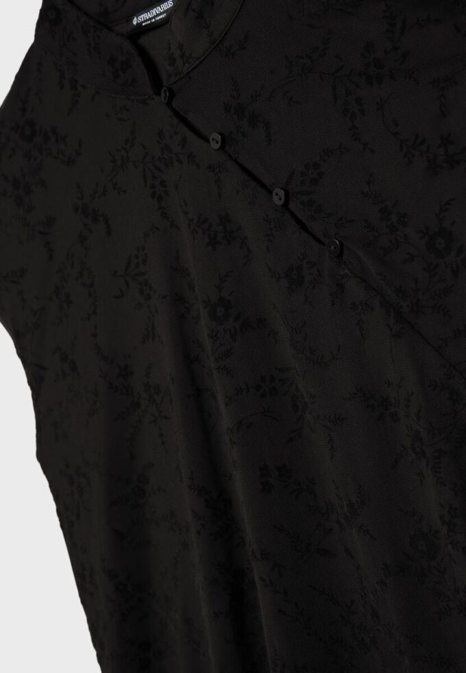 T-skjorte i Qipao-stil med flokk