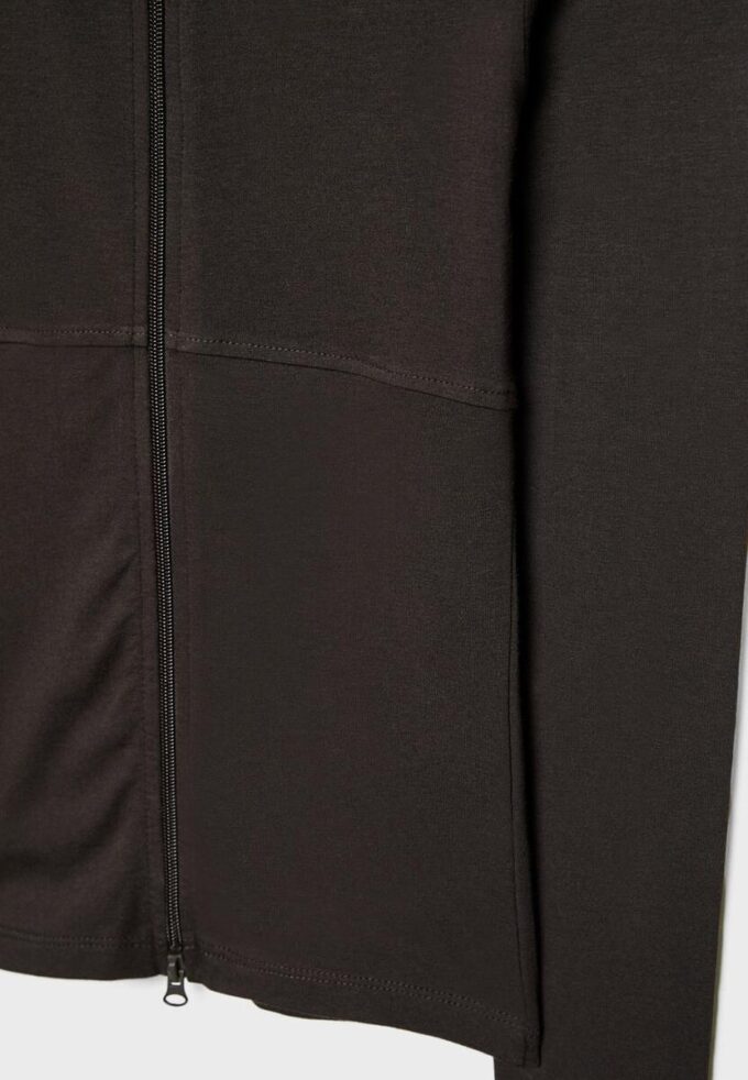 T-skjorte med dobbel glidelås