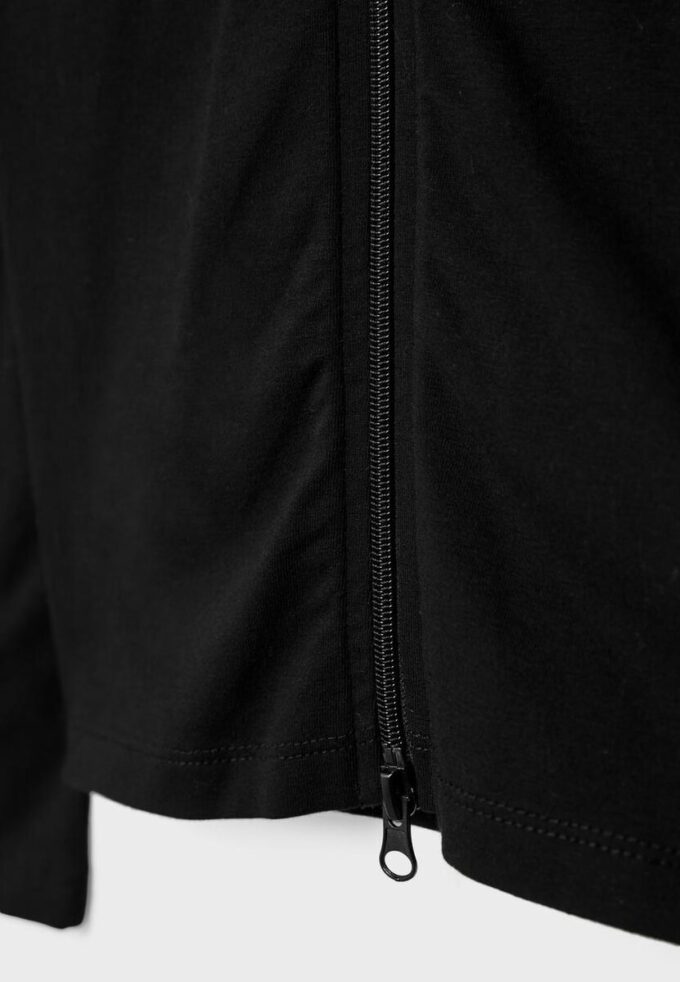 T-skjorte med dobbel glidelås