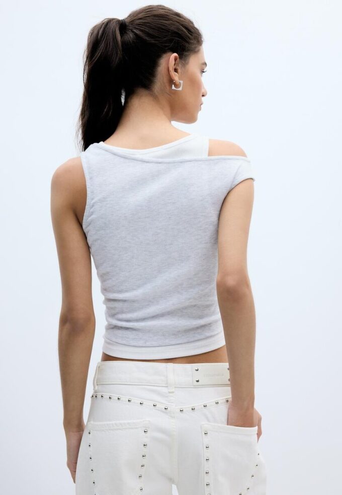 T-skjorte med dobbelt lag