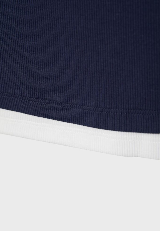 T-skjorte med dobbelt lag