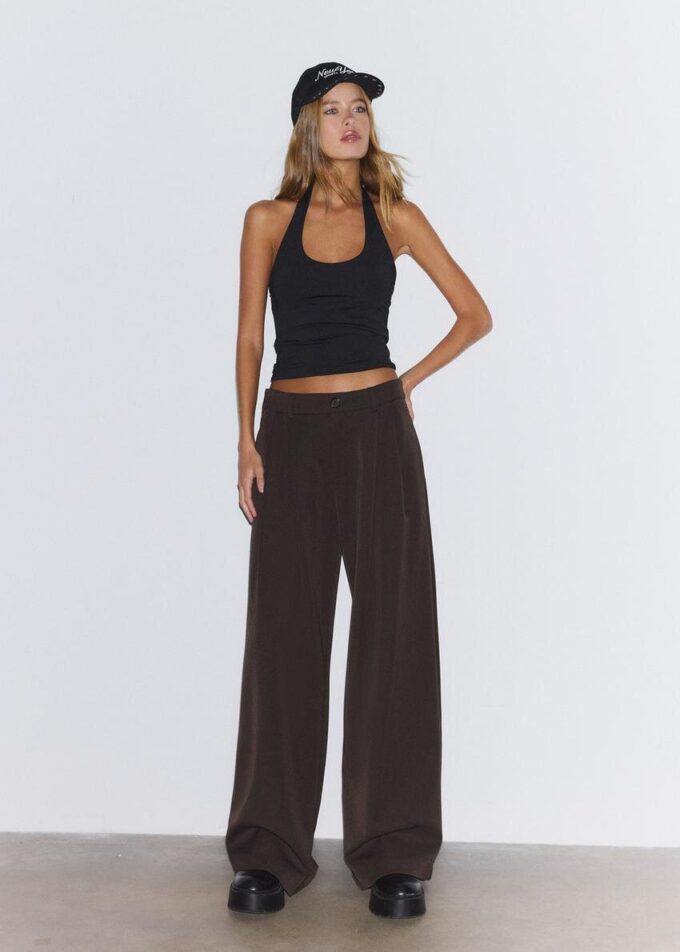 T-skjorte med halterneck