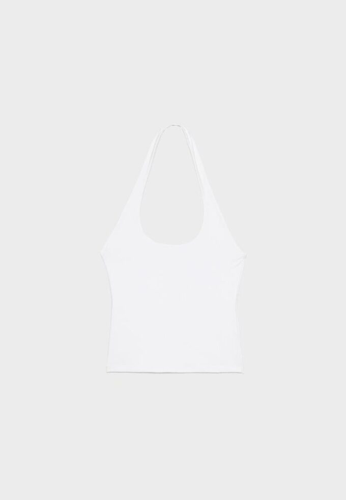 T-skjorte med halterneck