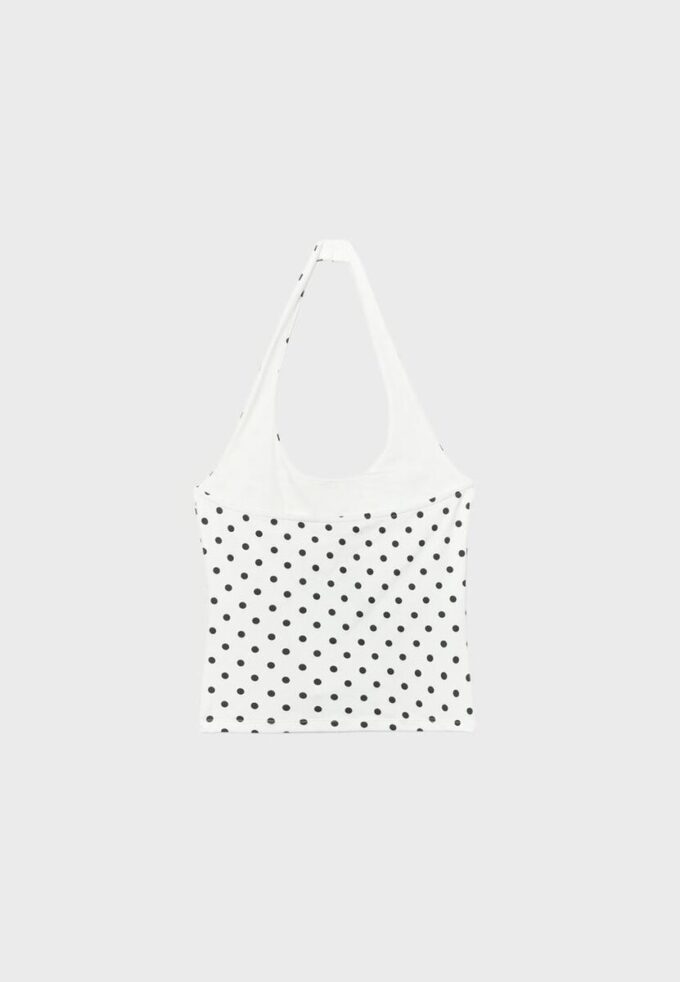 T-skjorte med halterneck