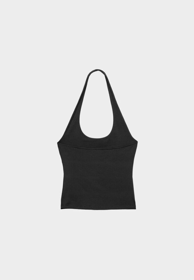 T-skjorte med halterneck