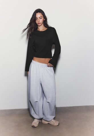 T-skjorte med kimonoermer