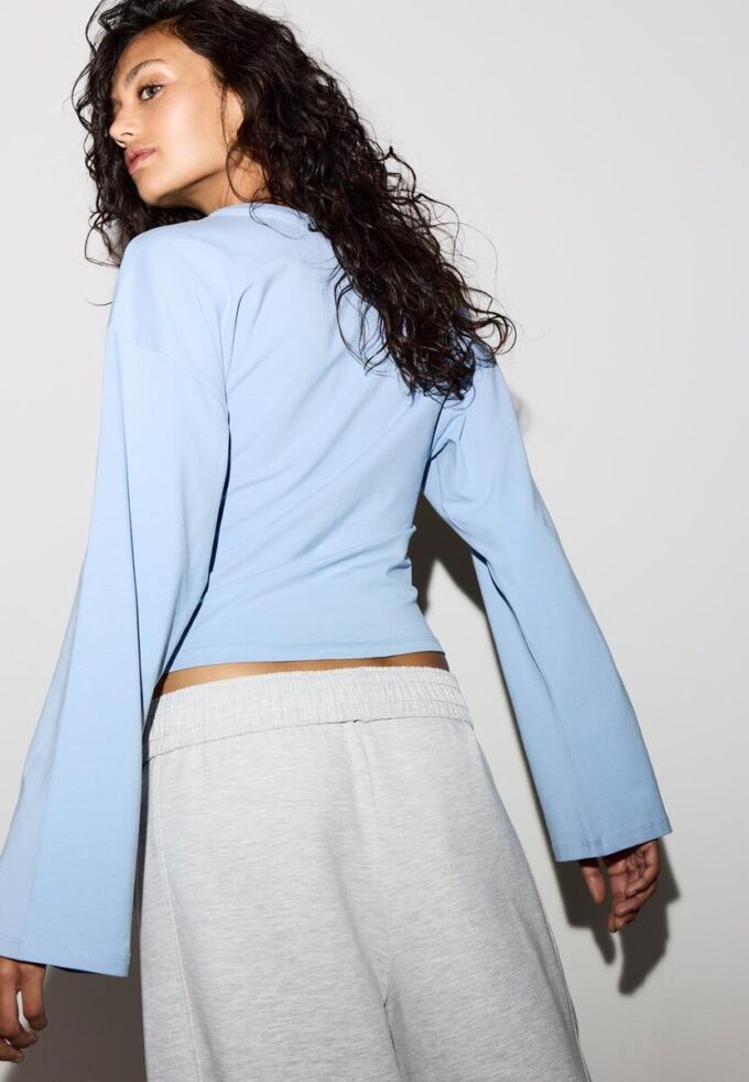 T-skjorte med kimonoermer