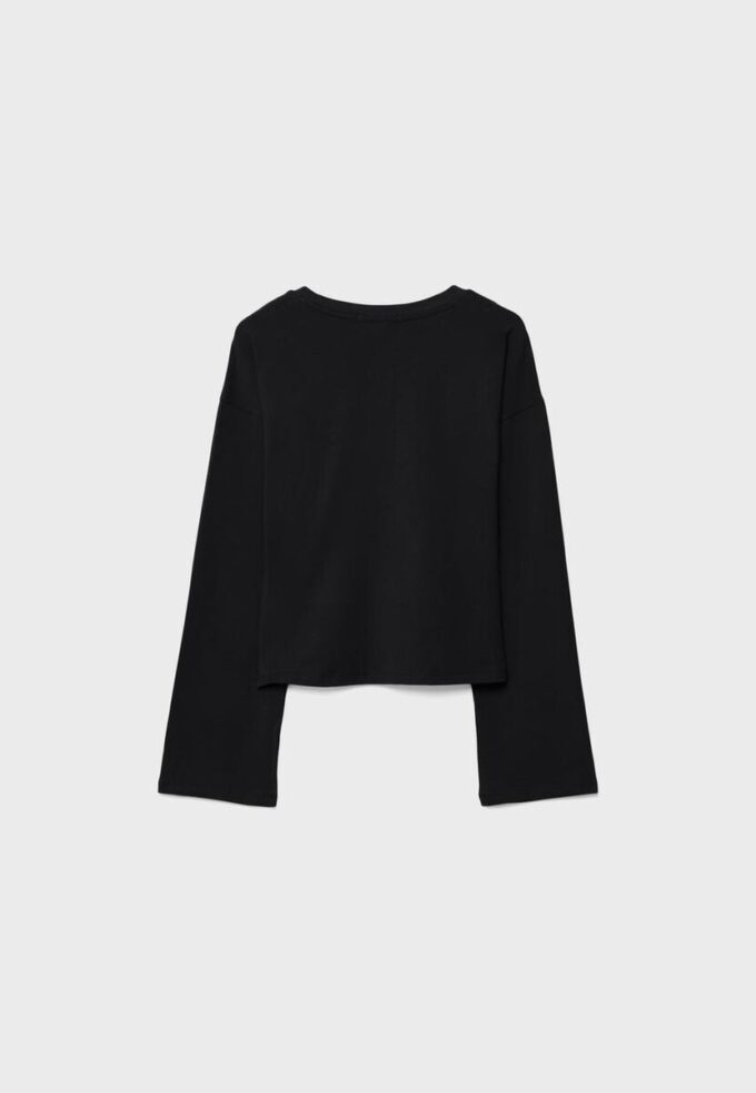 T-skjorte med kimonoermer