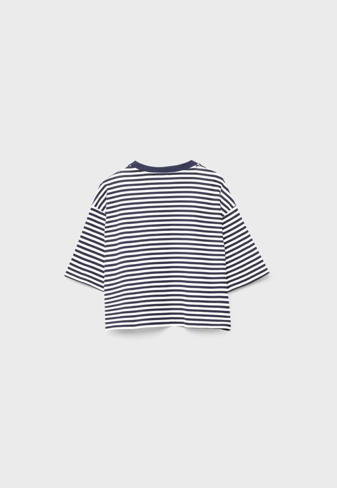 T-skjorte med kort erme og mønstret design