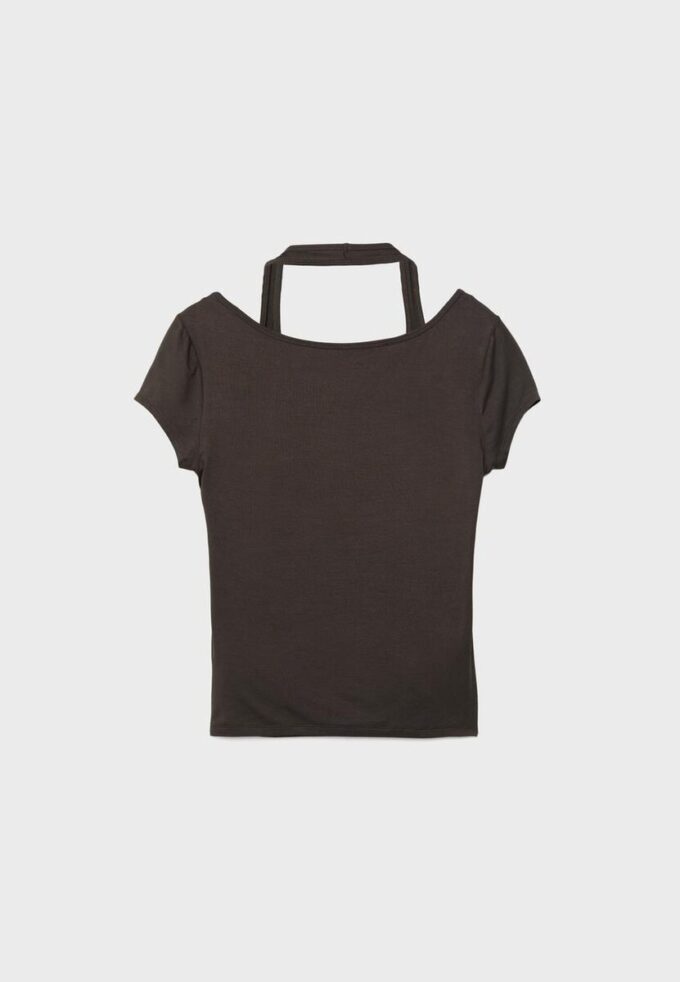 T-skjorte med korte ermer i to lag