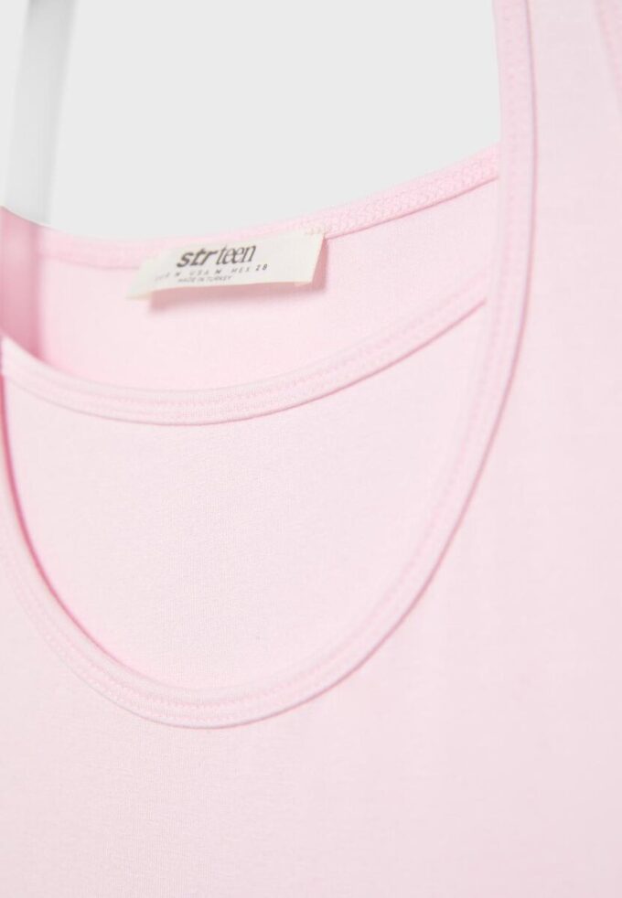 T-skjorte med korte ermer i to lag