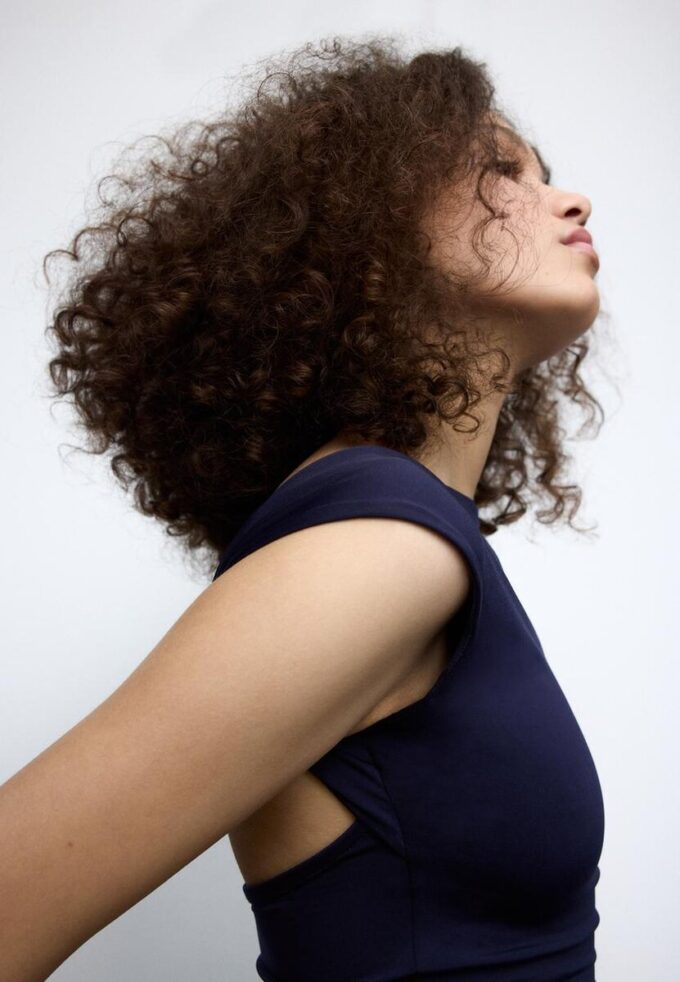 T-skjorte med åpen rygg