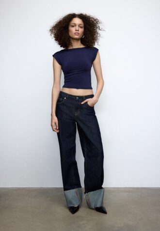 T-skjorte med åpen rygg