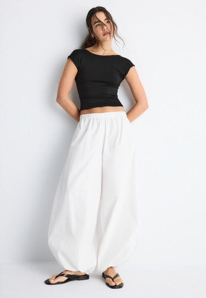 T-skjorte med åpen rygg