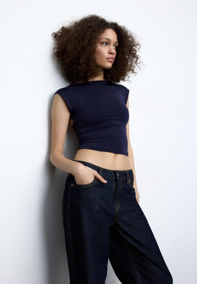 T-skjorte med åpen rygg