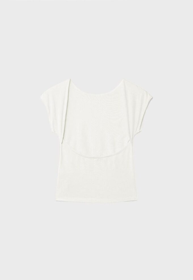 T-skjorte med åpen rygg