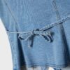 Tettsittende denimtopper