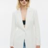 Tettsittende rustikk blazer