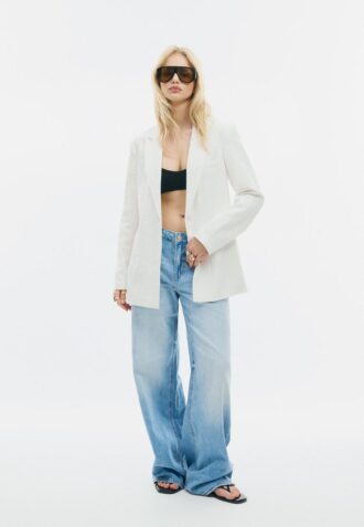 Tettsittende rustikk blazer