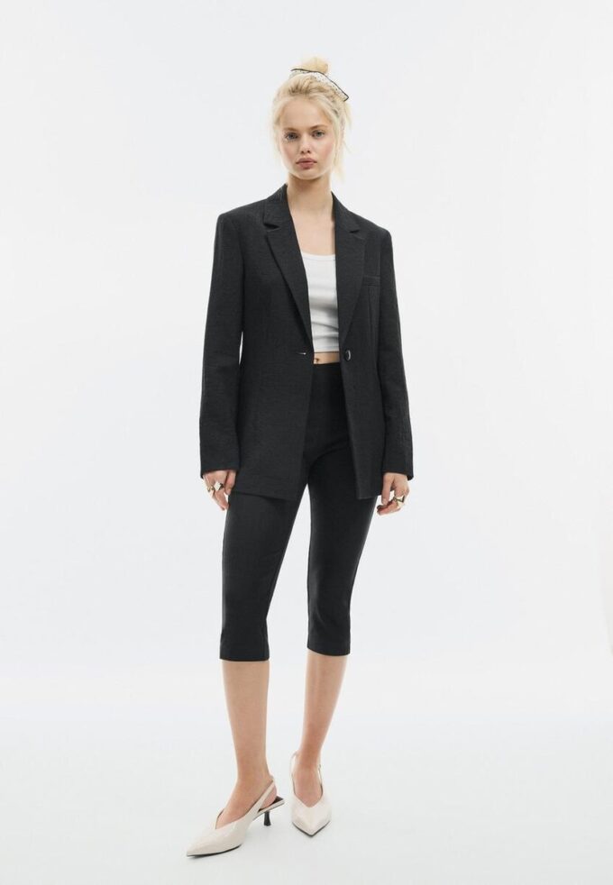Tettsittende rustikk blazer