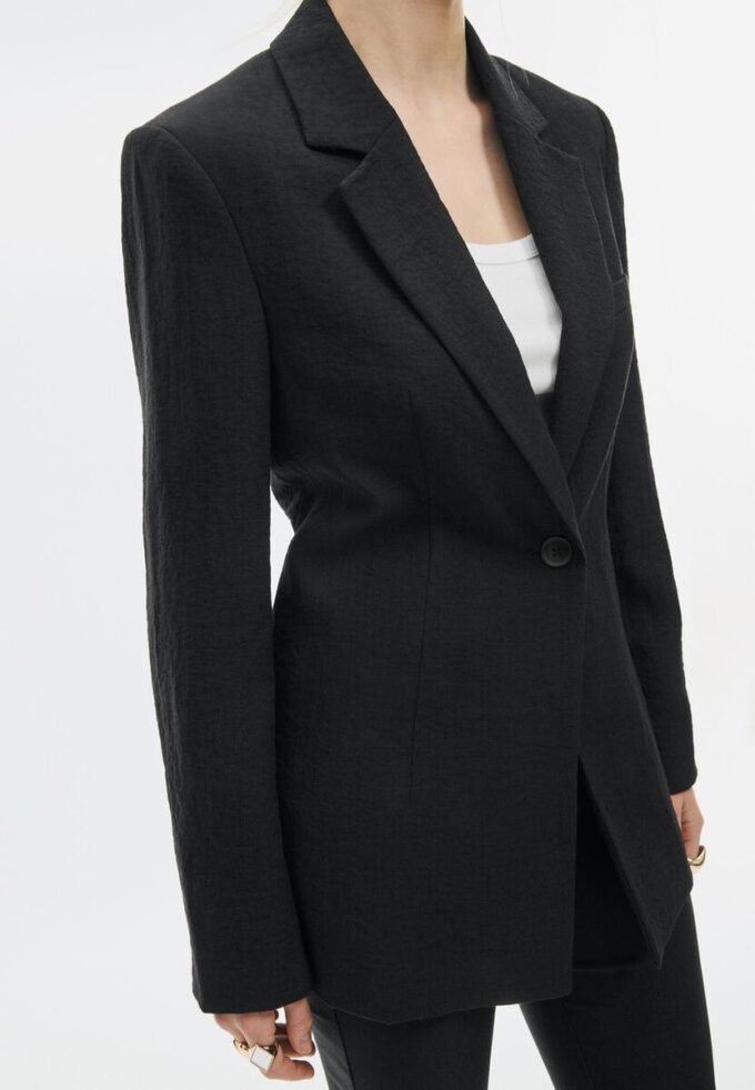 Tettsittende rustikk blazer
