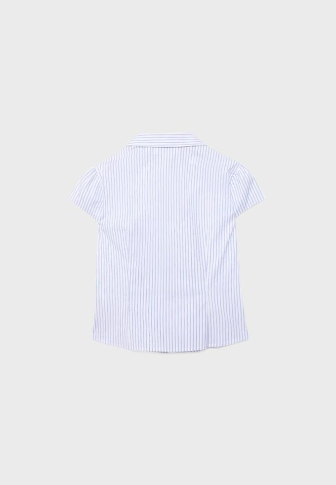 Tettsittende skjorte med korte ermer