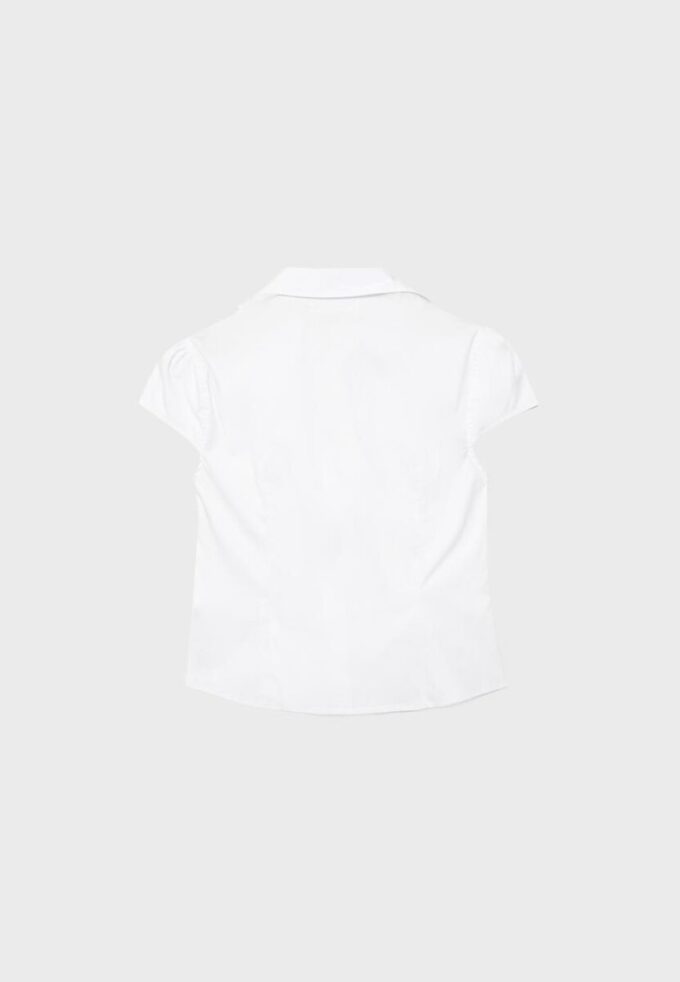 Tettsittende skjorte med korte ermer