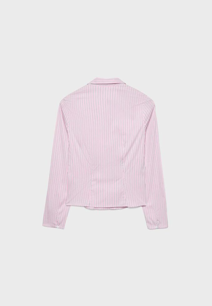 Tettsittende skjorte med søm under brystet