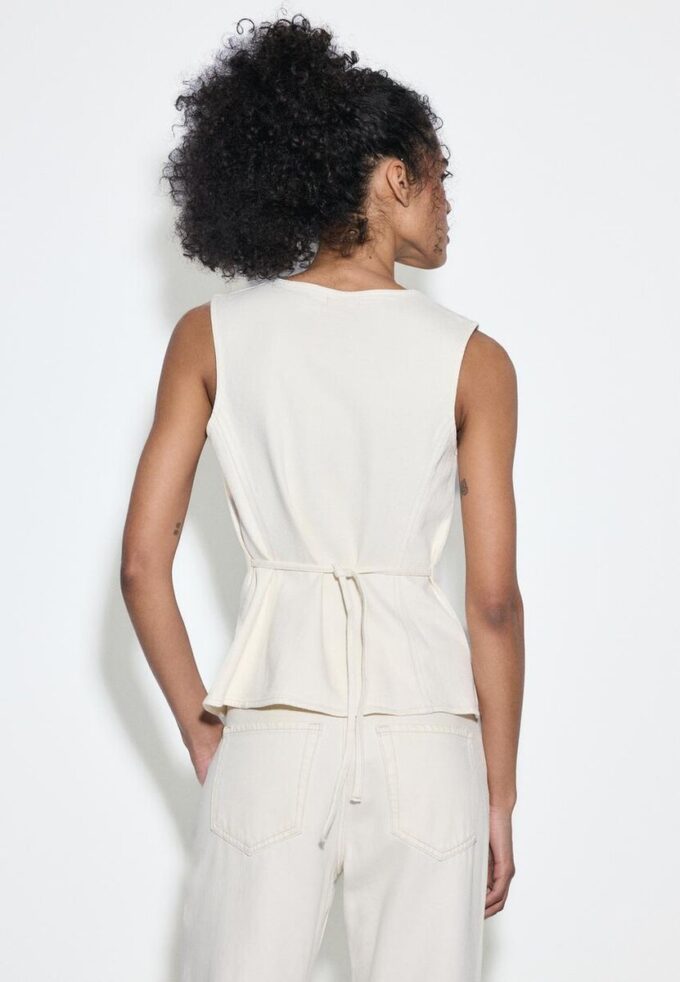 Tettsittende topper i denim