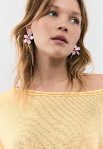 To-fargede blomsterøreringer