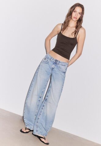 Topper med stropper i polyamid