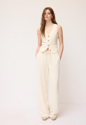 Vest i lin-look Vest i lin-look