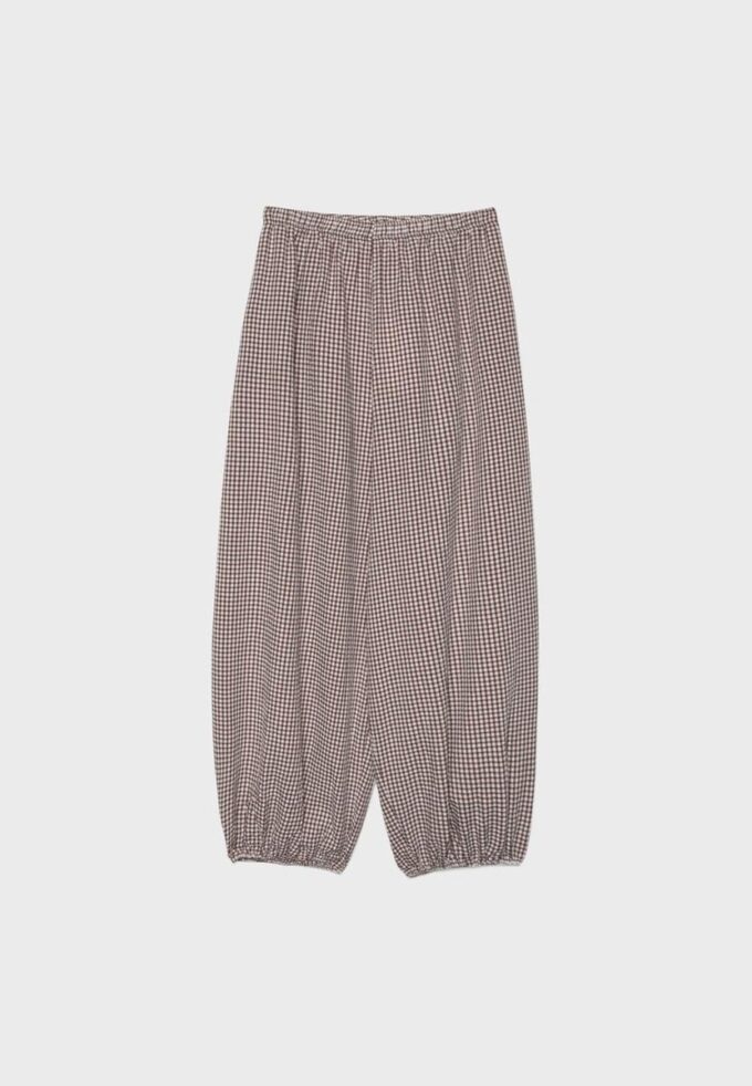 Volumbukser i poplin