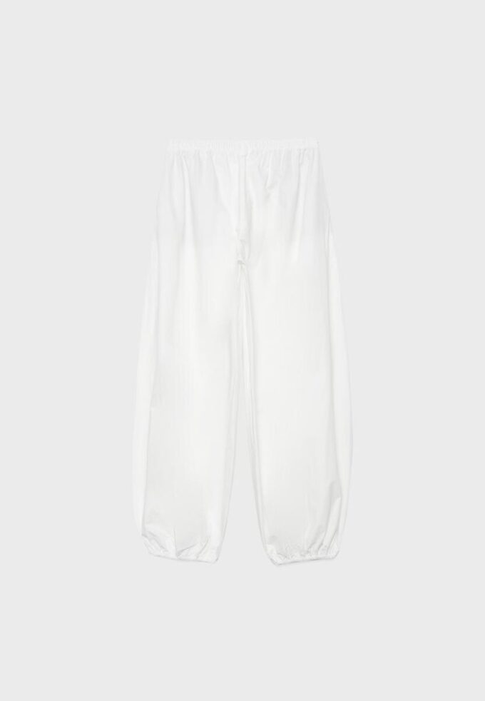 Volumbukser i poplin