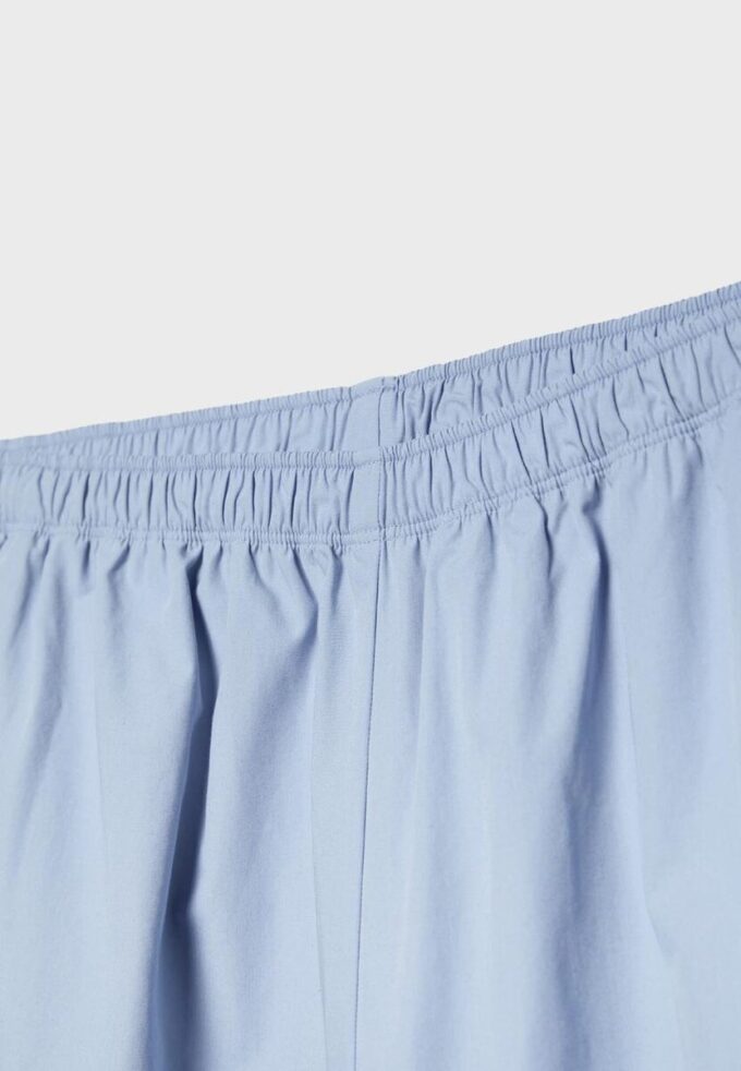 Volumbukser i poplin